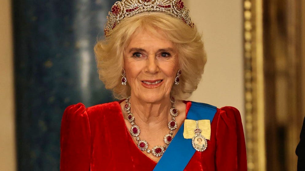 Zwei Frauen, ein Style. Königin Camilla und Prinzessin Mary setzen auf Samt