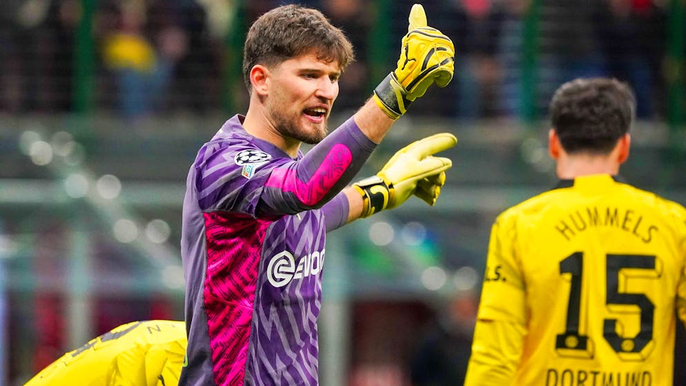 Gregor Kobel lieferte gegen die AC Milan einmal mehr eine starke Partie ab.