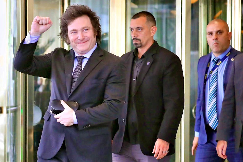 Javier Milei in una foto d'archivio.