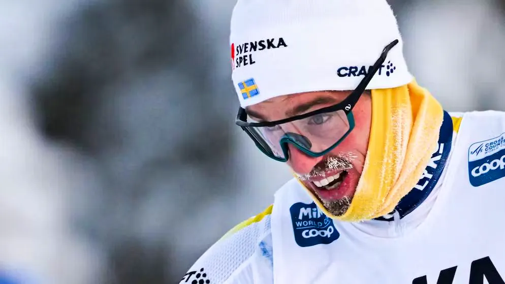 Calle Halfvarsson ha vissuto una gara da incubo.