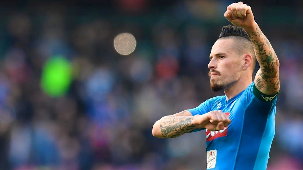 Marek Hamsik bandiera del Napoli che ha lasciato a soli 32 anni, per inseguire il sogno cinese, nel 2019.