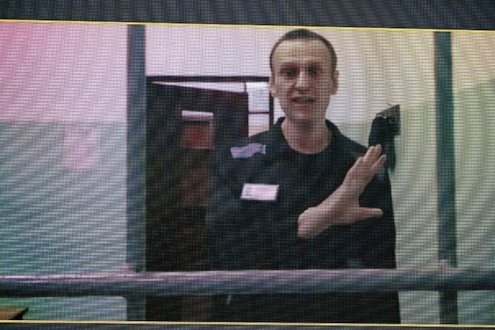 Dal carcere in cui è rinchiusio, l'oppositore del Cremlino Alexey Navalny lancia la sua campagna contro la rielezione del presidente russo Vladimir Putin (foto d'archivio).