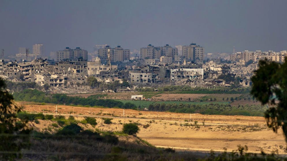 Edifici danneggiati a Beit Lahia nel nord della Striscia di Gaza. (foto d'archivio)