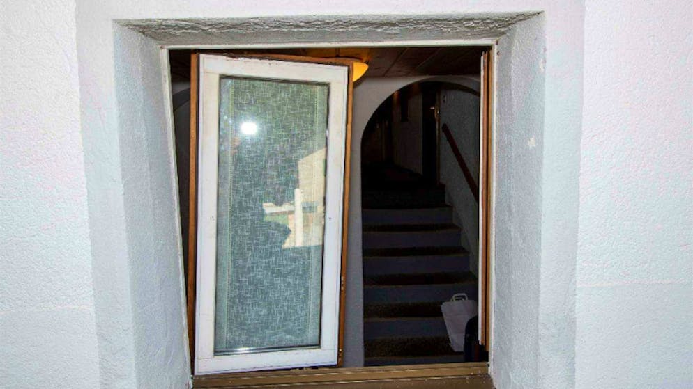 Uno dei luoghi colpiti dal ladro