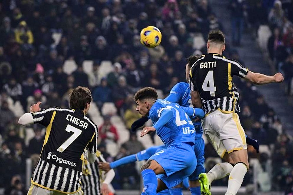 Gatti fa gioire la Juve che batte il Napoli