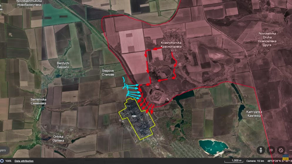Pesanti combattimenti nel nord di Avdiivka. ... porterebbe a interrompere più rapidamente i rifornimenti alla fortezza. Tuttavia, poiché la difesa non avviene solo nelle rovine industriali, ma anche da posizioni nei campi a nord, i russi non possono fare progressi.