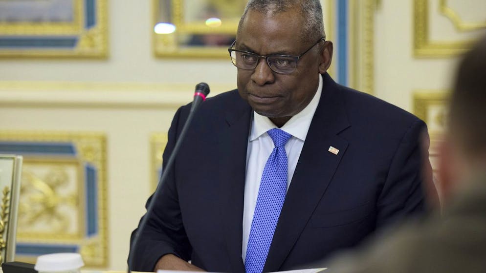 Quella della difesa dell'Ucraina "è una delle più grandi cause dei nostri tempi, il nostro sostegno è incrollabile", ha detto il capo del Pentagono Lloyd Austin. (Immagine d'archivio dello scorso mese)