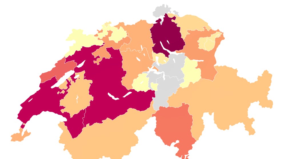 La cartina interattiva. I consiglieri federali per Cantone e per partito