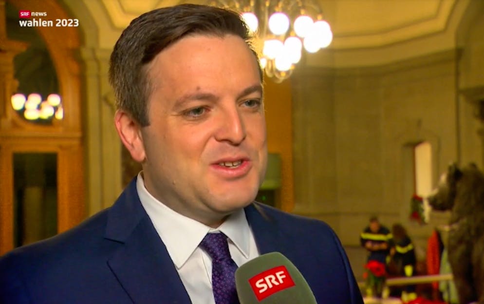 Jon Pult strahlt vor der Wahl Zuversicht aus.