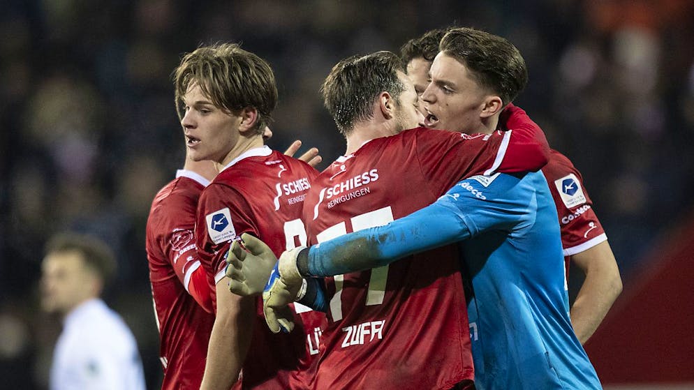 Winterthur jubelt über den Last-Minute-Sieg gegen Zürich