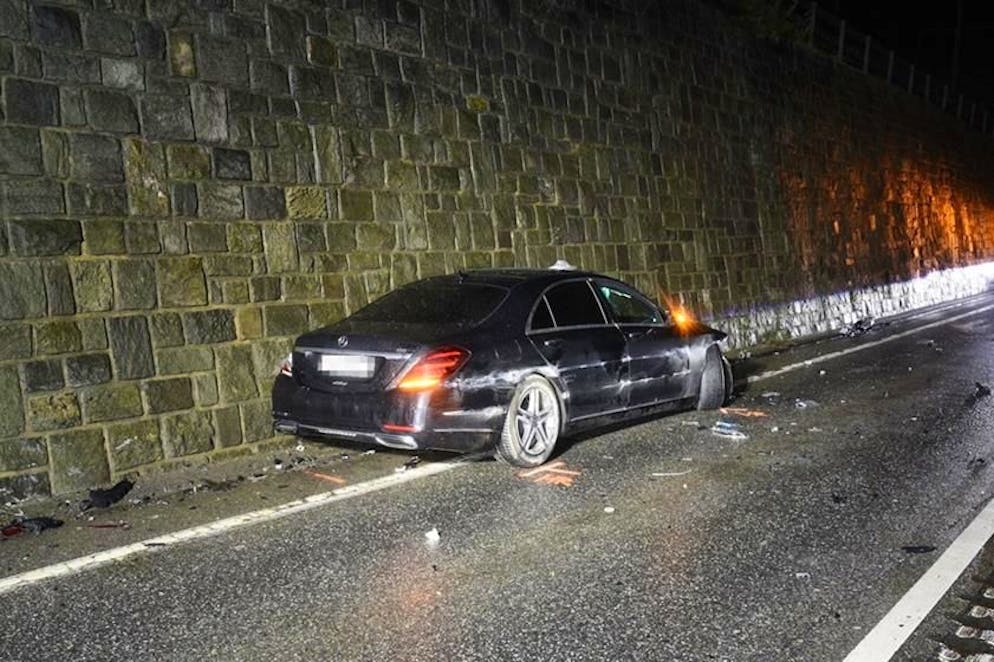 L'auto coinvolta nell'incidente