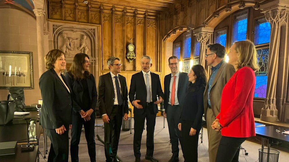 Die Basler Regierung verabschiedete am Dienstagmorgen Beat Jans.