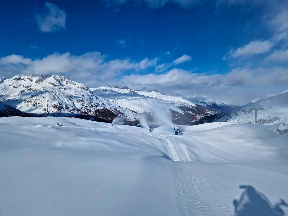 Nuovi impianti di innevamento sul Corvatsch