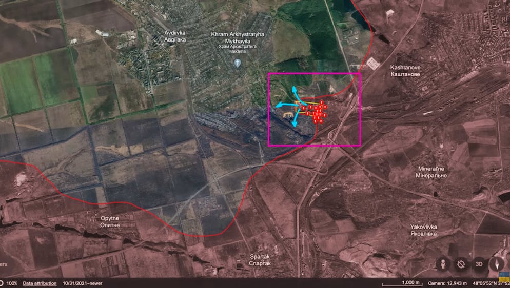 La dura battaglia di dicembre per Avdiivka azione per azione. A est di Avdiivka, un massiccio bombardamento da parte dell'artiglieria e dei jet da combattimento ha messo a ferro e fuoco la zona industriale antistante: i difensori hanno dovuto ritirarsi.