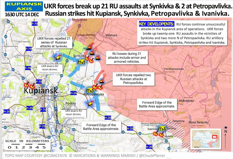 Synkivka starebbe subendo una serie di attacchi.