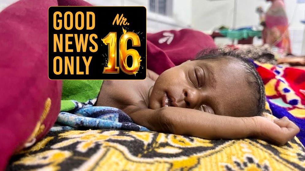 Törchen 16. Die kleine Mikaela bringt einen Funken Hoffnung in den Tschad