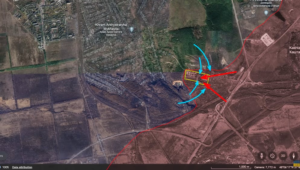 La dura battaglia di dicembre per Avdiivka azione per azione. Poiché hanno spianato tutto da soli, i russi non hanno copertura nel quartiere industriale e i fianchi sono esposti.