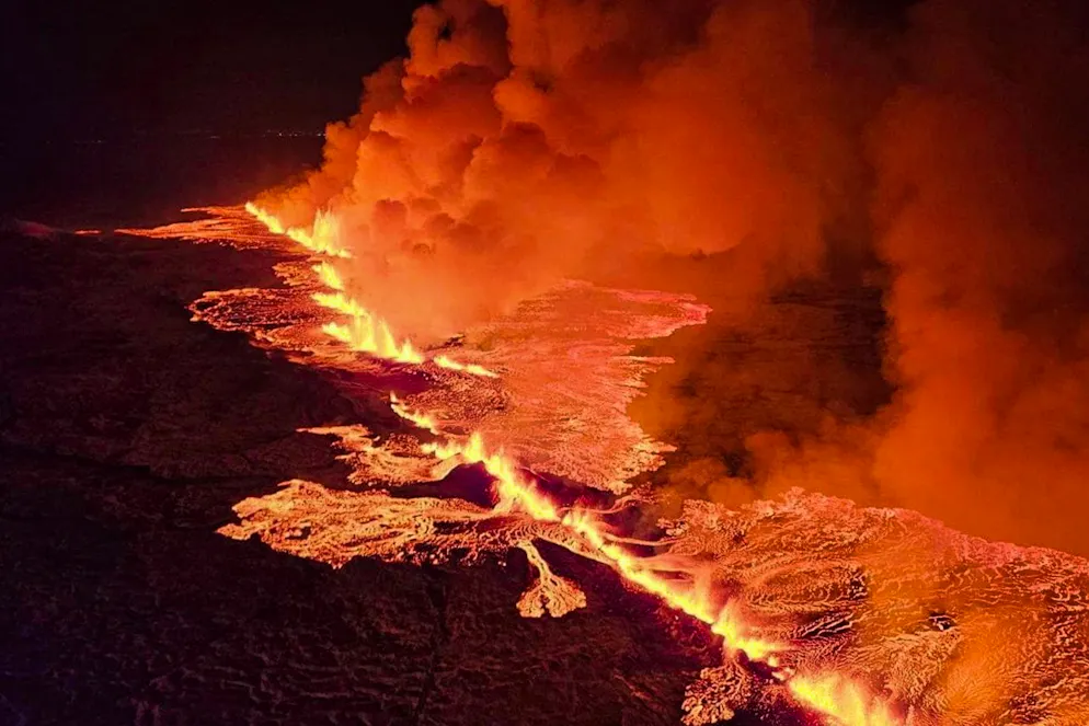 Nach Erdbebenserie vulkanischer Ausbruch auf Island. ... als bei den Ausbrüchen der vergangenen Jahre auf der Halbinsel Reykjanes. 