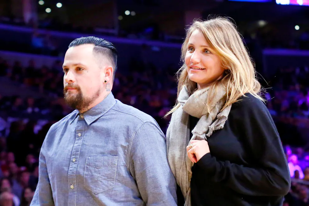 Cameron Diaz und  Ehemann Benji Madden.