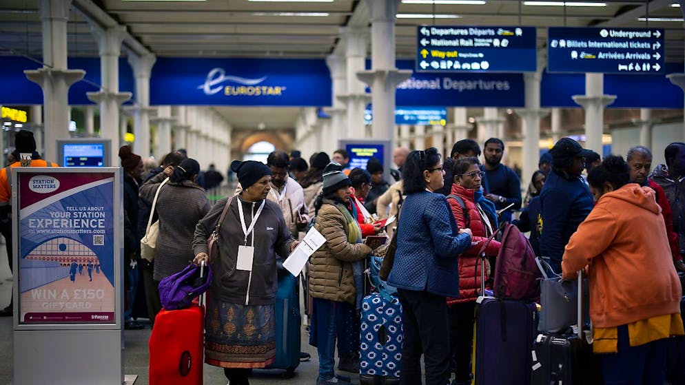 Annullati tutti i treni alla stazione di Londra St. Pancras. (foto d'archivio)