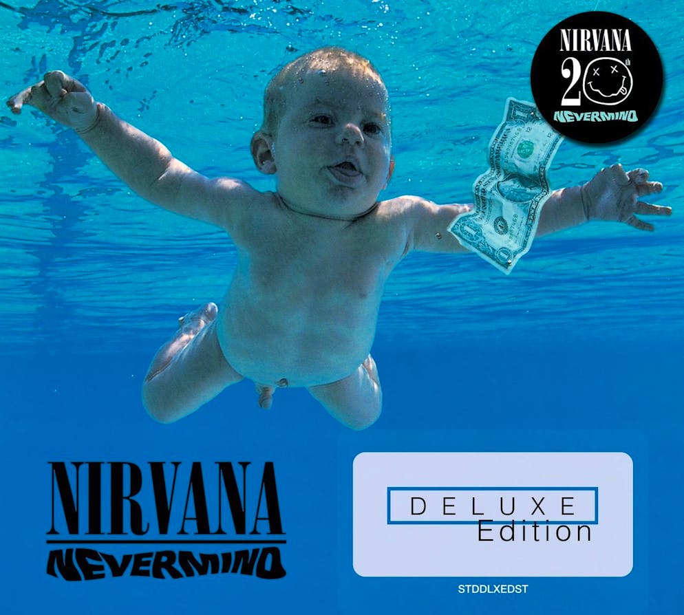 L'iconica copertina della Deluxe Edition dell'album «Nevermind» dei Nirvana.