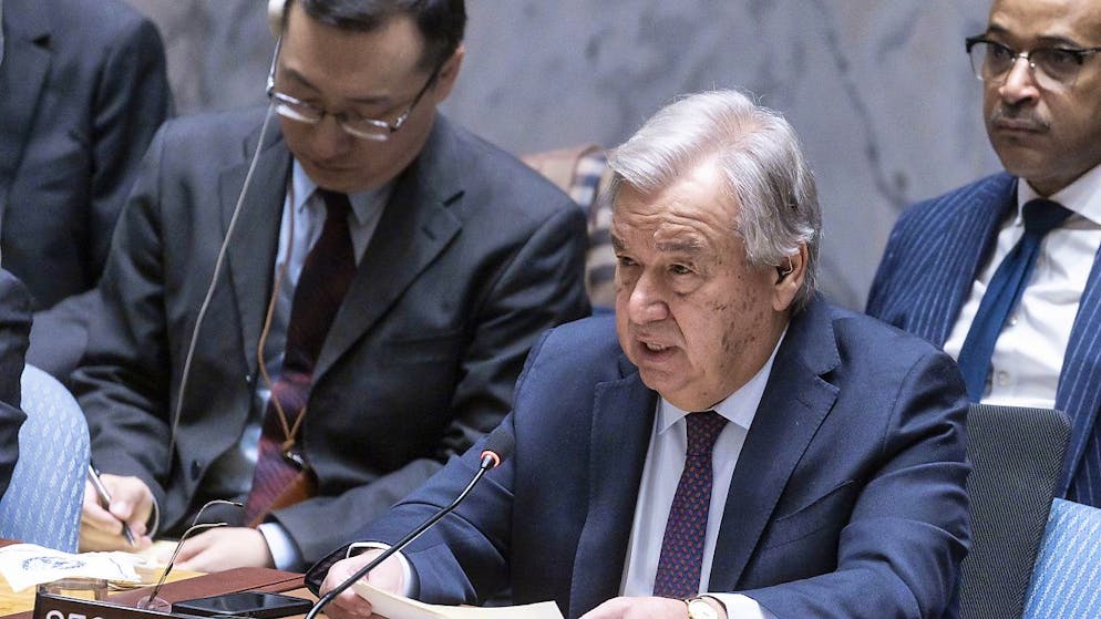 Antonio Guterres prende posizione contro Hamas.