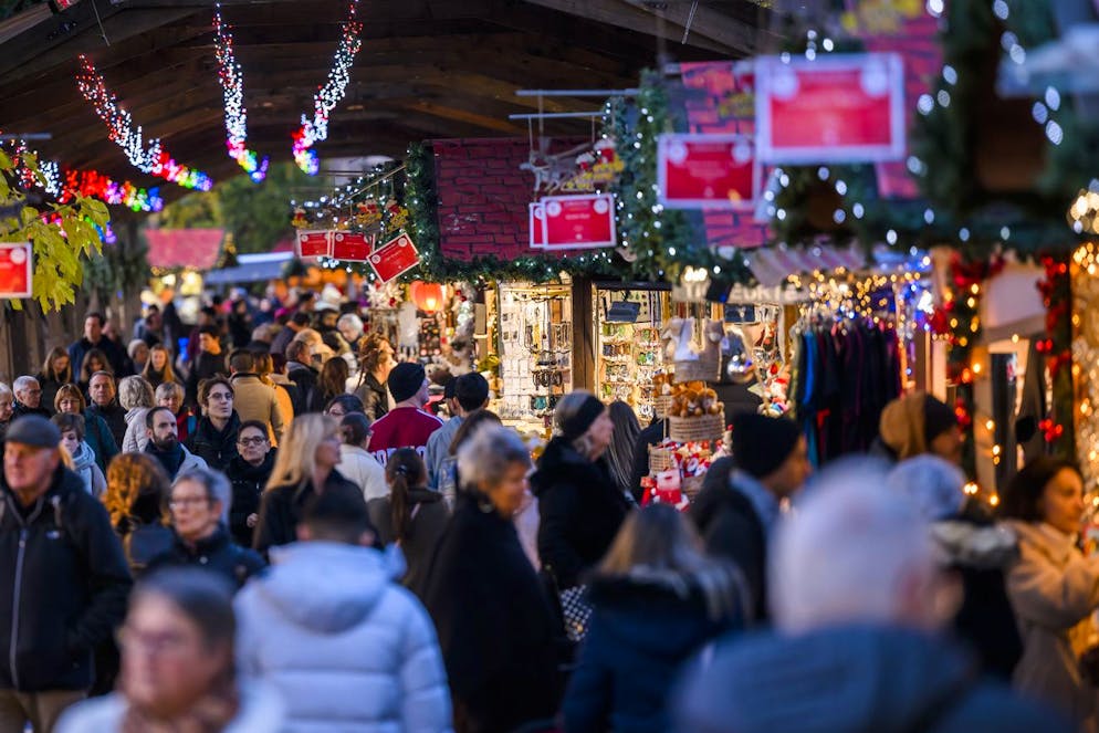 Bilancio positivo per il mercato di Natale di Montreux, qui in una foto del 2022.