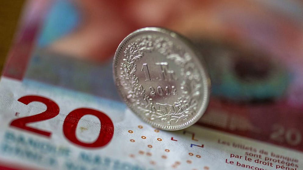Der Schweizer Franken verliert gegenüber dem Euro an Wert. 
