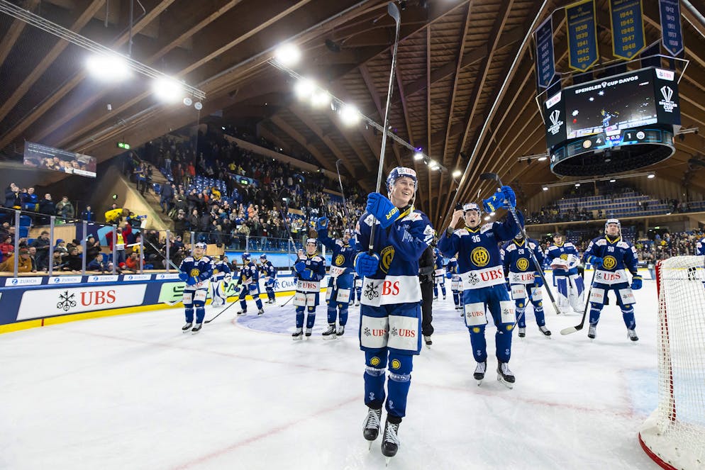 Les joueurs de Davos affronteront la Team Canada ce jeudi.