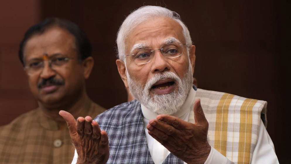 Si sta profilando un incontro tra il premier indiano Narendra Modi (nell'immagine d'archivio di inizio mese) e il presidente russo Vladimir Putin.