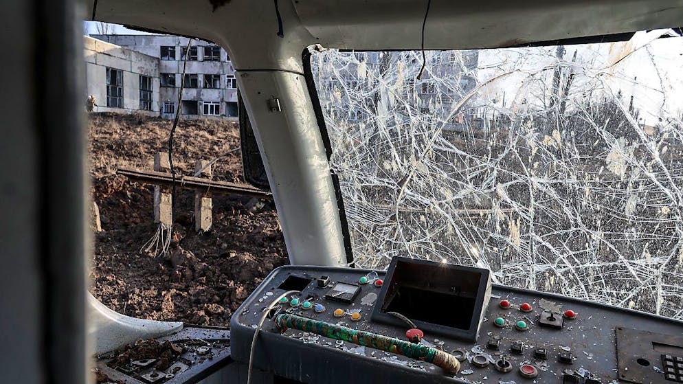 Particolarmente colpita dalle operazioni belliche russe sembra essere la città di Kharkiv. (Immagine d'archivio scattata nella città il 20 dicembre)