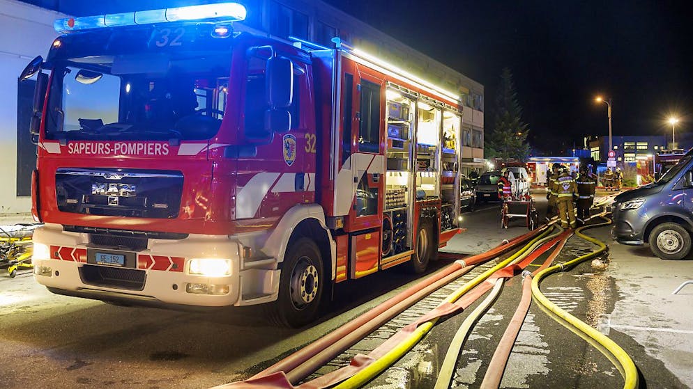 Grosso incendio la notte scorsa a Plan-les-Ouates (immagine illustrativa)