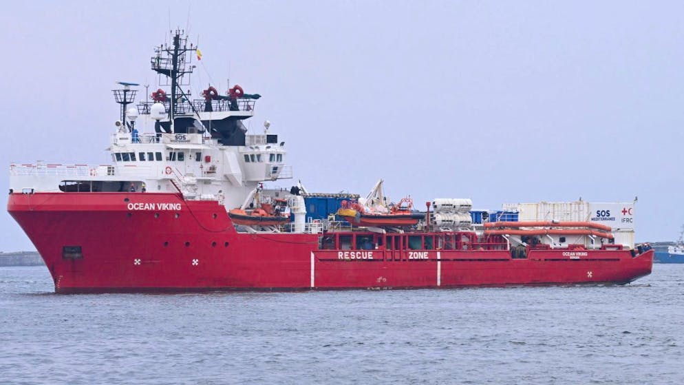 Le navire-ambulance Ocean Viking est affrété depuis 2019 par l'association SOS Méditerranée (archives).