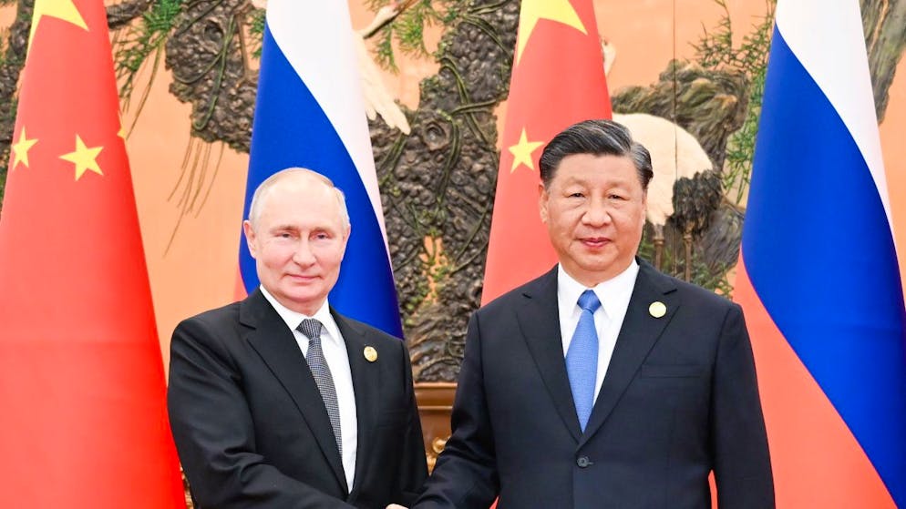 Xi Jinping e Vladimir Putin a Pechino nell'ottobre scorso.
