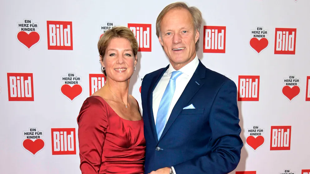 Gerhard Delling und Lebensgefährtin Christina Block bei einer TV-Spendengala.