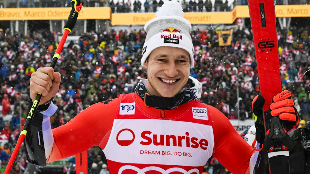 3° trionfo ad Adelboden. Odermatt: «Ho cercato di spingere e di godermi il tifo»