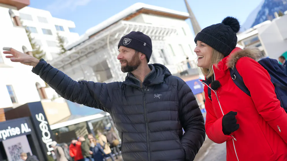 Davos am WEF kaum wiederzuerkennen. «Leute staunen, wie schnell man einen Ort so stark verwandelt»