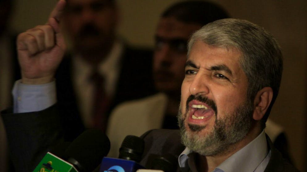 Il leader di Hamas all'estero Khaled Meshal vuole uno Stato palestinese "dal mare al fiume e dal nord al sud". (foto d'archivio)