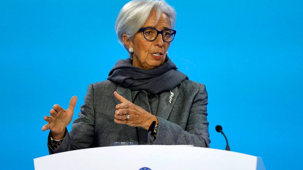La presidente della Bce Christine Lagarde