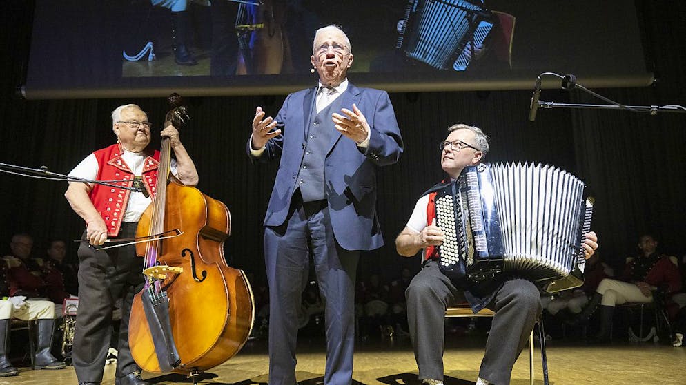 "Meine Redezeit ist abgelaufen": Christoph Blocher wird künftig keine Reden mehr an der Albisgüetli-Tagung halten.