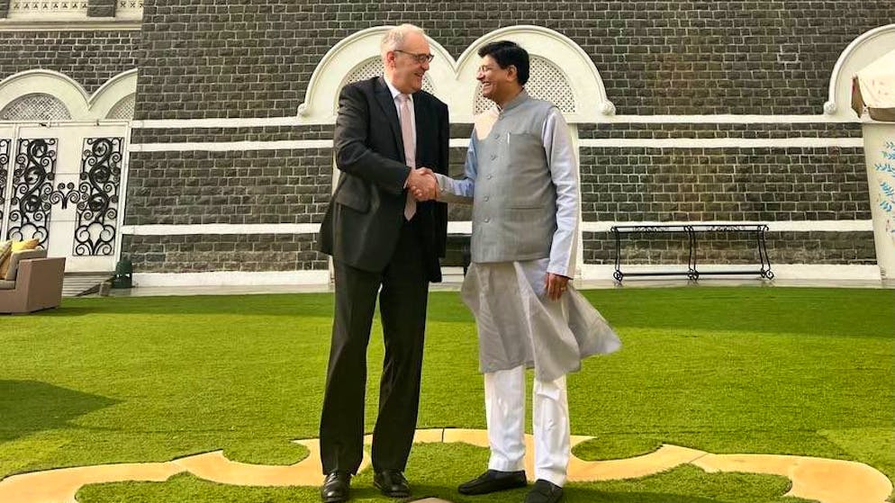 «Auch Arme profitieren». Handelsabkommen mit Indien steht kurz vor dem Abschluss