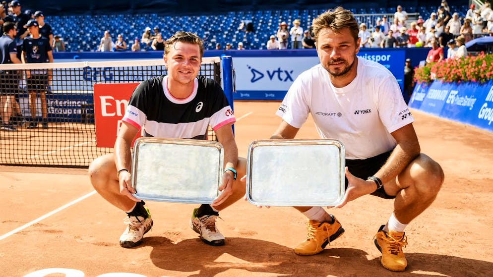 En 2023, Dominic Stricker et Stan Wawrinka avaient remporter le double à Gstaad.