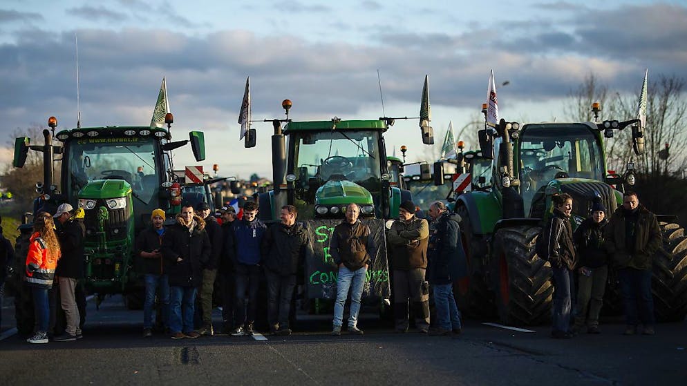 Les luttes des agriculteurs français et allemands ont convergé dans le Haut-Rhin (Photo d'illustration).