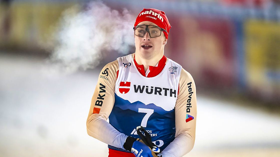 Langlauf Janik Riebli wird in Canmore Sechster im SkatingSprint