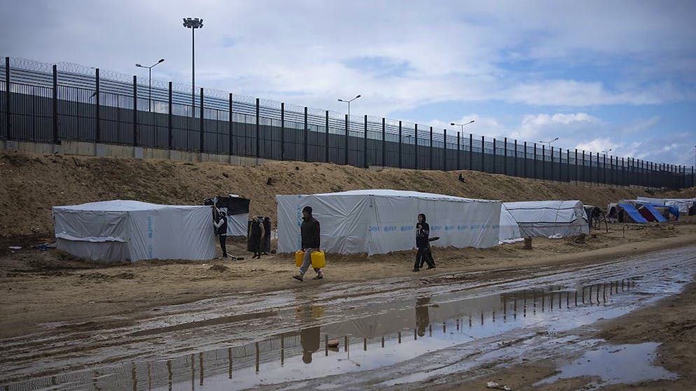 Il confine tra l'Egitto e la Striscia di Gaza