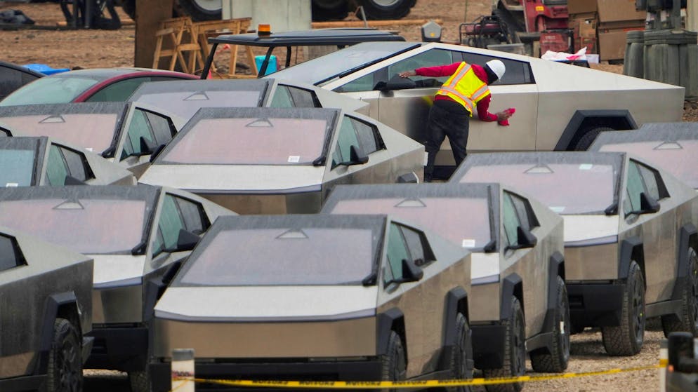 Der Cybertruck ist trotz seines Aussehens ziemlich sensibel. 