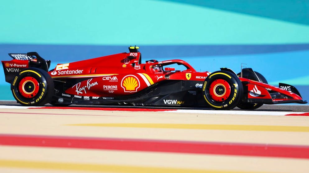 L'Espagnol Carlos Sainz (Ferrari) a réalisé le meilleur temps de la deuxième journée des tests de pré-saison.