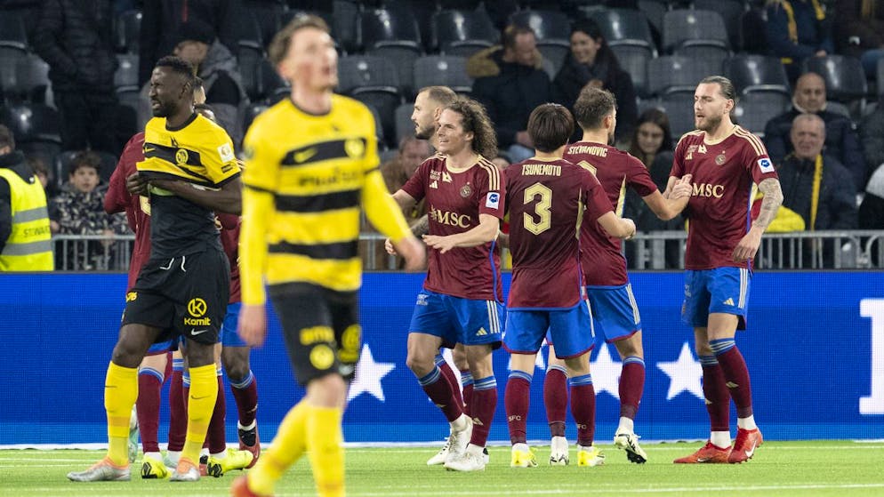 Servette war an diesem Tag zu stark für YB