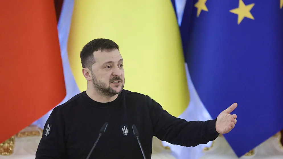 Il presidente ucraino Volodymyr Zelensky