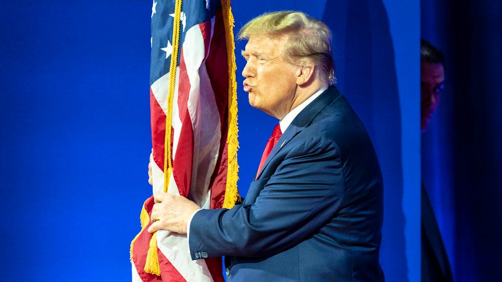 Verwirrt wie Joe Biden. Donald Trump leistet sich immer mehr skurrile Aussetzer